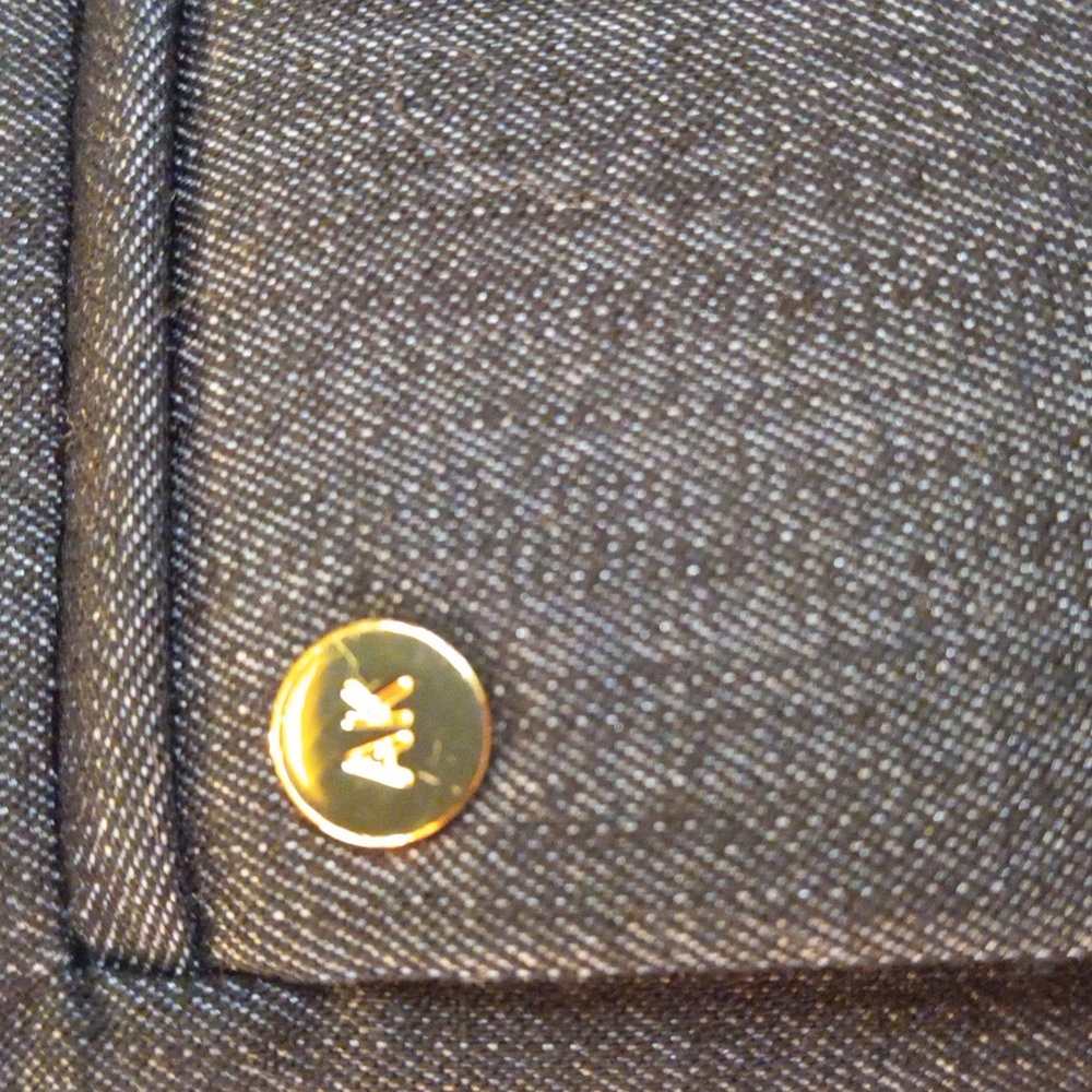 Anne Klein M Blazer Blue Lined Dressy Jacket - Picture 5 of 9